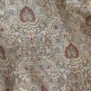 Heavy Custain Paisley Jacquard Fabric 7 yards, 56 inches wide